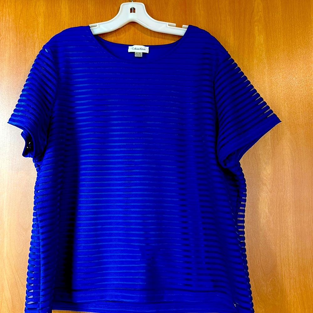 Calvin Klein Blue Work Shirt